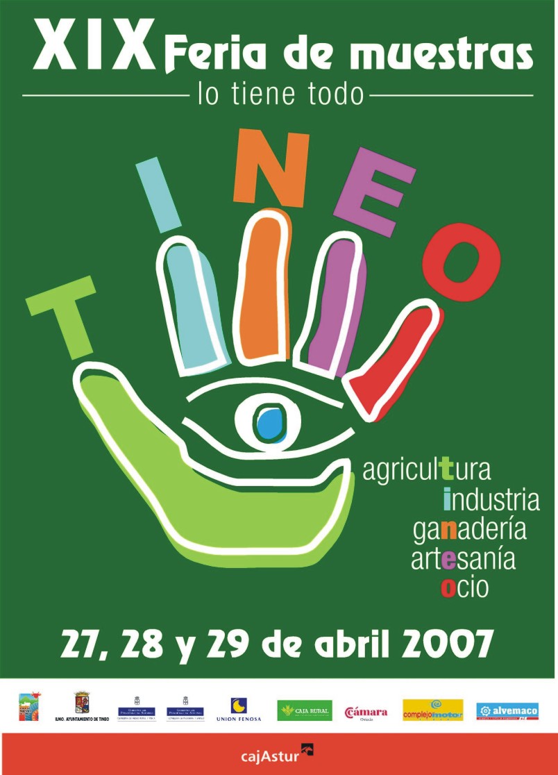 Cartel Feria de Muestras de Tineo 2019