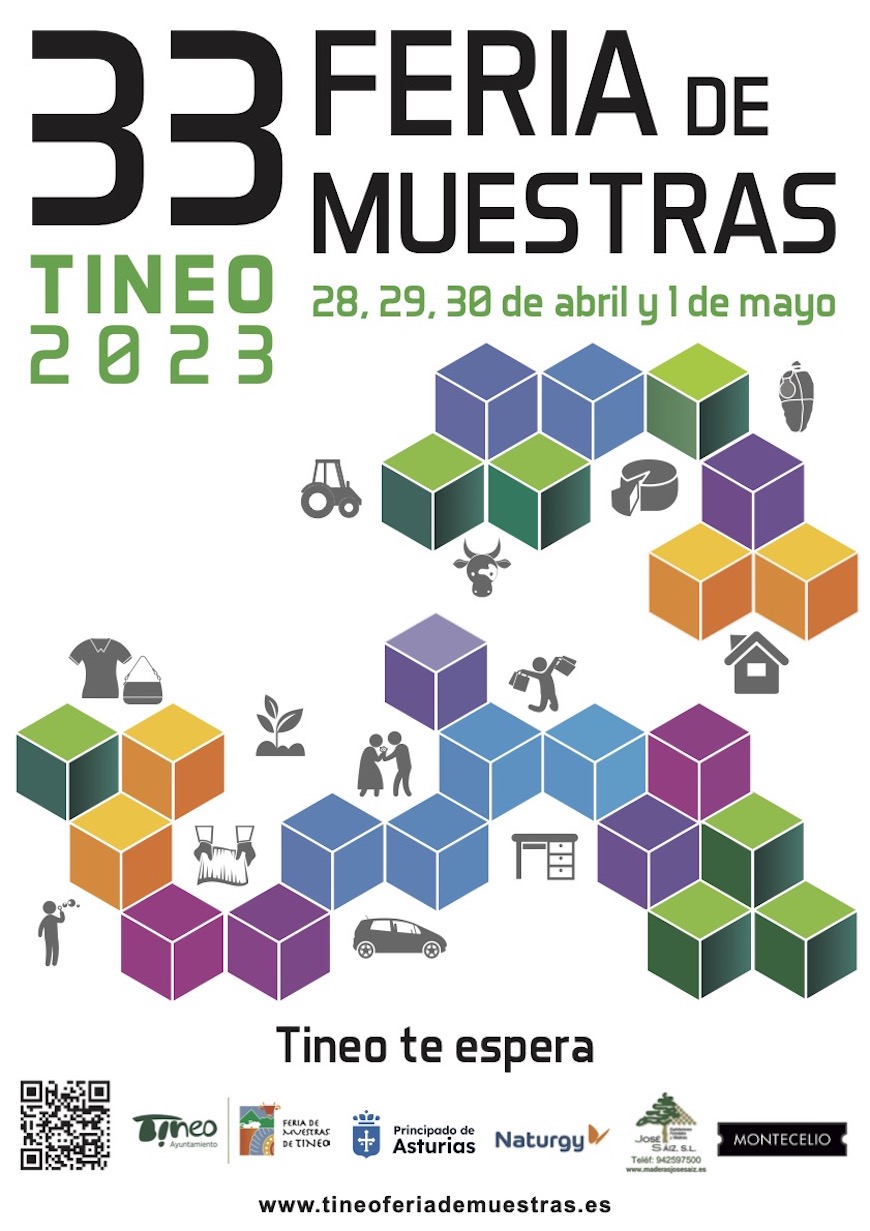 Cartel Feria de Muestras de Tineo 2022